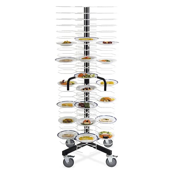 Imagem do produto Coluna porta-pratos com rodas, capacidade 96 pratos ø 240-310 mm